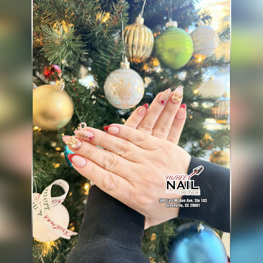 Christmas Nails at McBee Nail Lounge